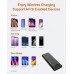 AIDEAZ Wireless Power Bank Portable Charger, USB-C 20000mah Battery Pack Fast Charging with LCD Display, Powerful Portable Charger compatible with iPhone12 Mini/12/12 Pro/12 Pro Max/11 Pro/XS and More AIDEAZ Wireless Power Bank Portable Charger, USB-C 20000mah Battery Pack Fast Charging with LCD Display, Powerful Portable Charger compatible with iPhone12 Mini/12/12 Pro/12 Pro Max/11 Pro/XS and More