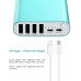 Portable Charger, BONAI 20000mAh Power Bank, 4-Port Output Aluminum Polymer Portable Battery Charger, 4.0A Max Input Compatible with iPhone 11 XR 8 7 6s Galaxy S20 S8 -Rose Gold Portable Charger, BONAI 20000mAh Power Bank, 4-Port Output Aluminum Polymer Portable Battery Charger, 4.0A Max Input Compatible with iPhone 11 XR 8 7 6s Galaxy S20 S8 -Rose Gold